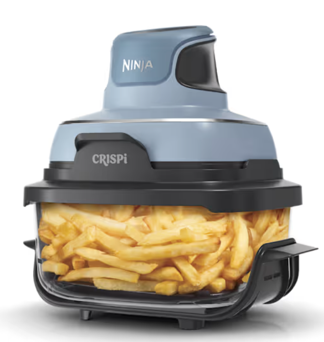 Sistema de cocción con freidora de aire portátil de vidrio Dolphin Ninja 4 en 1 