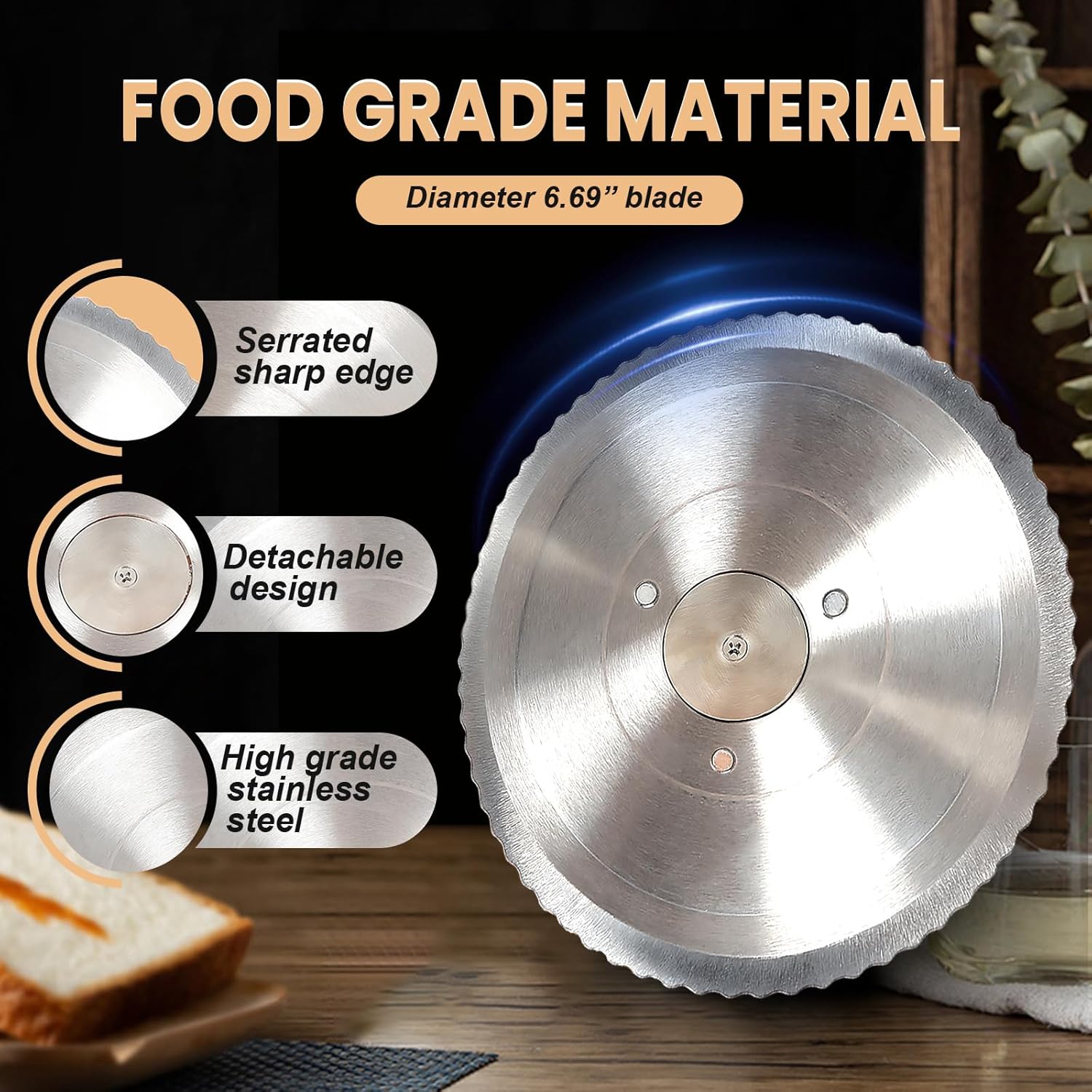 Manual Bread Slicer for Homemade Sourdough Bread