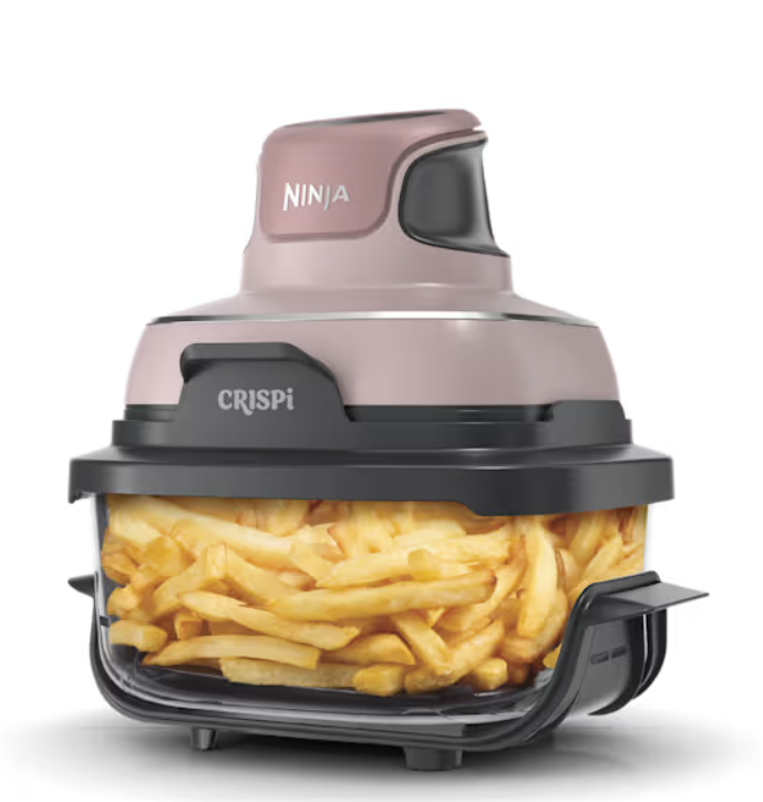 Sistema de cocción con freidora de aire portátil de vidrio Dolphin Ninja 4 en 1 